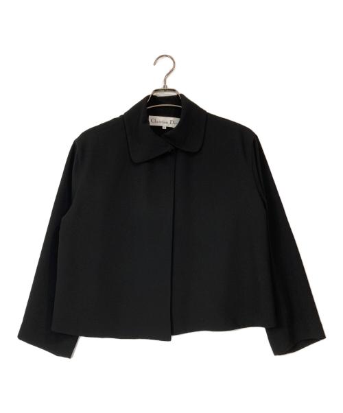 Christian Dior（クリスチャン ディオール）Christian Dior (クリスチャン ディオール) OLD ポリギャバジャケット ブラック サイズ:9の古着・服飾アイテム