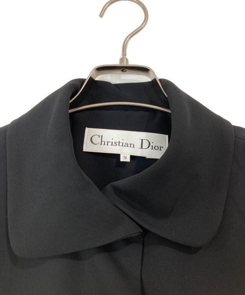 Christian Dior（クリスチャン ディオール）Christian Dior (クリスチャン ディオール) OLD ポリギャバジャケット ブラック サイズ:9の古着・服飾アイテム
