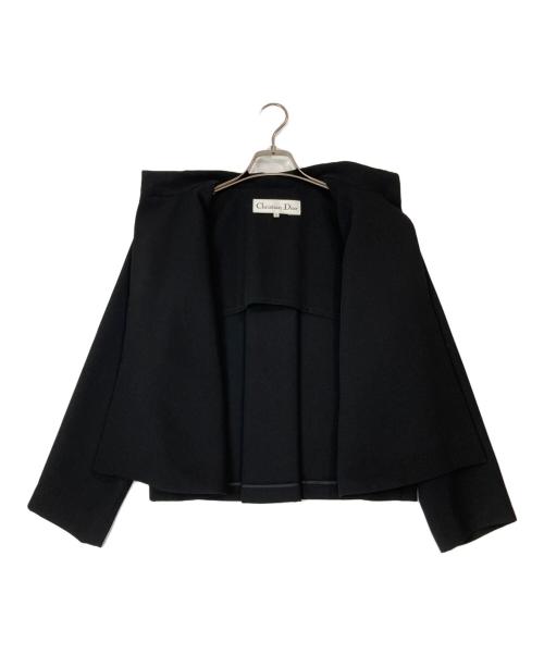 Christian Dior（クリスチャン ディオール）Christian Dior (クリスチャン ディオール) OLD ポリギャバジャケット ブラック サイズ:9の古着・服飾アイテム