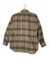 IM ISSEY MIYAKE (アイエムイッセイミヤケ) 変形チェックパターンシャツ ブラウン サイズ:Ｍ：15000円