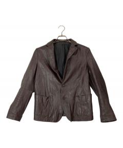 美品❣️Chloé スタッズ付きブラウンレザージャケット 中古・古着通販】SEE BY CHLOE (シーバイクロエ) レザージャケット