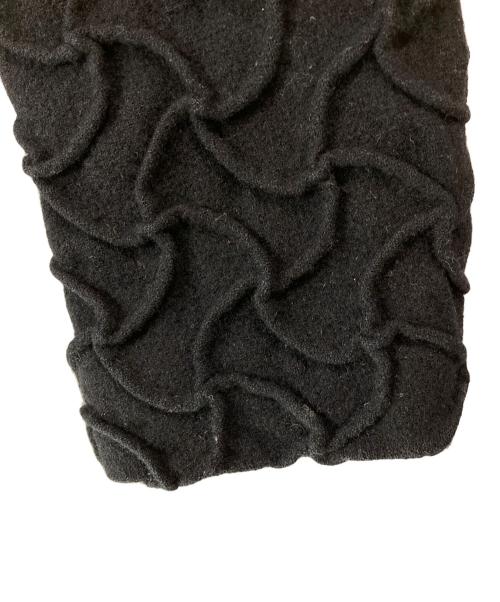 ISSEY MIYAKE（イッセイミヤケ）ISSEY MIYAKE (イッセイミヤケ) ウール網目加工ジャケット ブラック サイズ:2の古着・服飾アイテム