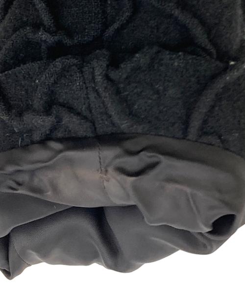 ISSEY MIYAKE（イッセイミヤケ）ISSEY MIYAKE (イッセイミヤケ) ウール網目加工ジャケット ブラック サイズ:2の古着・服飾アイテム