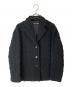 ISSEY MIYAKE（イッセイミヤケ）の古着「ウール網目加工ジャケット」｜ブラック