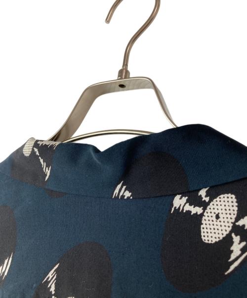 WACKO MARIA（ワコマリア）WACKO MARIA (ワコマリア) RECORDS HAWAIIAN L/S SHIRT ネイビー サイズ:Lの古着・服飾アイテム