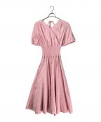 BORDERS at BALCONYボーダーズアットバルコニー）の古着「RESORT DRESS ワンピース」｜ピンク