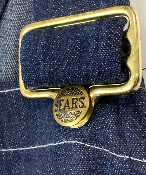 Sears（シアーズ）Sears (シアーズ) ペインターオーバーオール インディゴ サイズ:W34×L34の古着・服飾アイテム