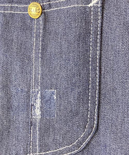 Sears（シアーズ）Sears (シアーズ) ペインターオーバーオール インディゴ サイズ:W34×L34の古着・服飾アイテム