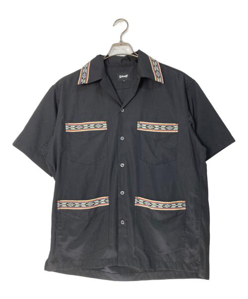 Schott（ショット）Schott (ショット) キューバシャツ ブラック サイズ:XLの古着・服飾アイテム