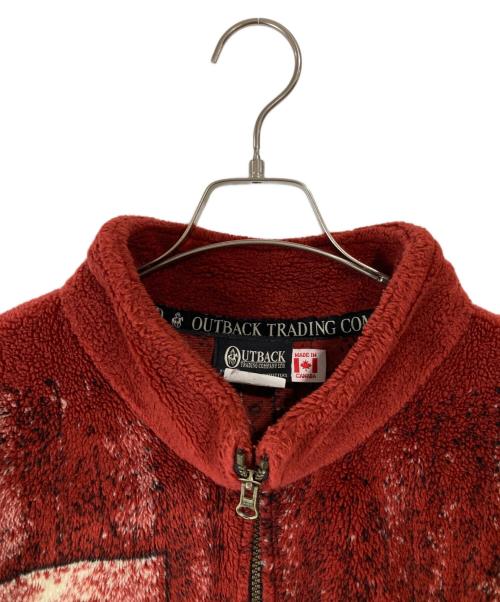 OUTBACK（アウトバッグ）OUTBACK (アウトバッグ) フリースジャケット ブラウン サイズ:XLの古着・服飾アイテム