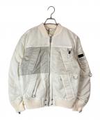 DIESELディーゼル）の古着「リバーシブルMA-1ジャケット」｜オフホワイト