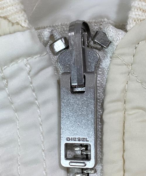 DIESEL（ディーゼル）DIESEL (ディーゼル) リバーシブルMA-1ジャケット オフホワイト サイズ:Ｓ 未使用品の古着・服飾アイテム