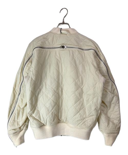 DIESEL（ディーゼル）DIESEL (ディーゼル) リバーシブルMA-1ジャケット オフホワイト サイズ:Ｓ 未使用品の古着・服飾アイテム