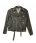 DIESEL（ディーゼル）の古着「タイダイナイロンライダースジャケット」｜グリーン