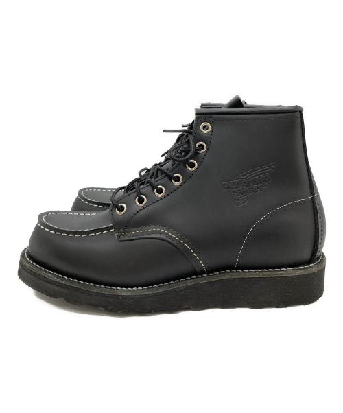 RED WING（レッドウィング）RED WING (レッドウィング) モックトゥ レースアップブーツ ブラック サイズ:USA6 1/2 Dの古着・服飾アイテム