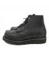 RED WING (レッドウィング) モックトゥ レースアップブーツ ブラック サイズ:USA6 1/2 D：25000円