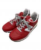 NEW BALANCEニューバランス）の古着「ローカットスニーカー」｜レッド