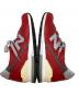 中古・古着 NEW BALANCE (ニューバランス) ローカットスニーカー レッド サイズ:25：8000円