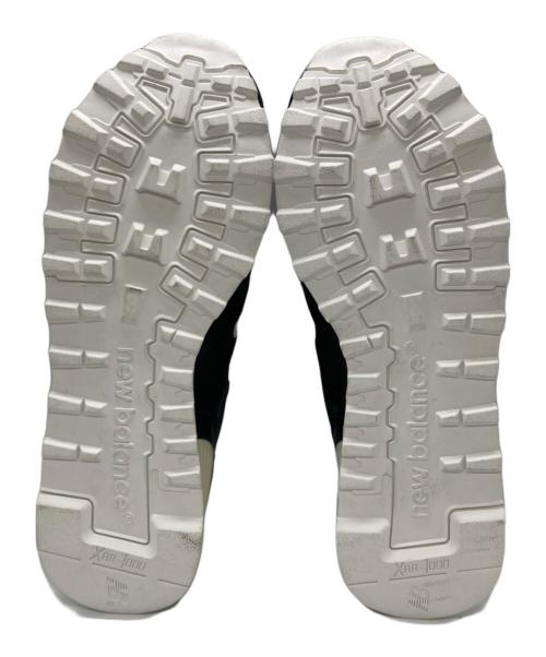 NEW BALANCE（ニューバランス）NEW BALANCE (ニューバランス) オールレザーローカットスニーカー ブラック サイズ:UK6 1/2の古着・服飾アイテム