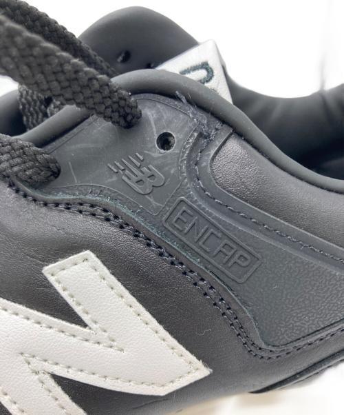 NEW BALANCE（ニューバランス）NEW BALANCE (ニューバランス) オールレザーローカットスニーカー ブラック サイズ:UK6 1/2の古着・服飾アイテム