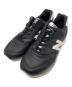 NEW BALANCE（ニューバランス）の古着「オールレザーローカットスニーカー」｜ブラック