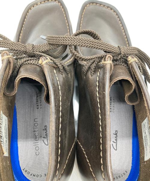 CLARKS（クラークス）CLARKS (クラークス) レザーワラビーブーツ ブラウン サイズ:Ｍの古着・服飾アイテム