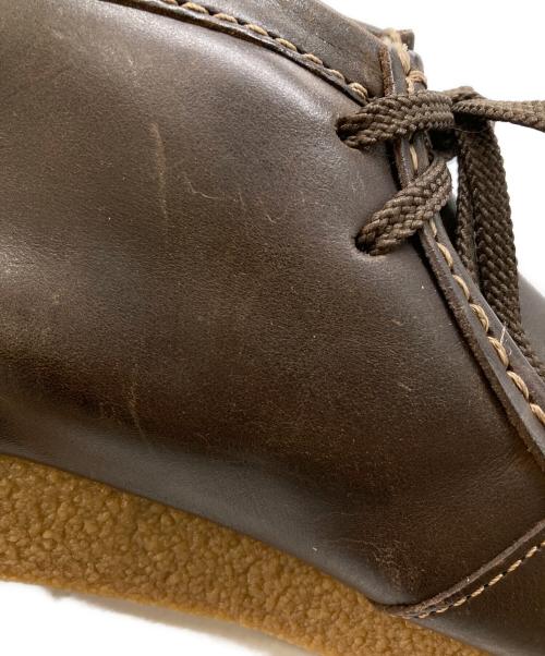 CLARKS（クラークス）CLARKS (クラークス) レザーワラビーブーツ ブラウン サイズ:Ｍの古着・服飾アイテム