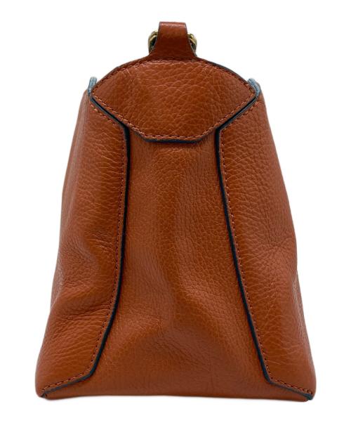 IACUCCI（イアクッチ）IACUCCI (イアクッチ) ストラップバッグ ブラウン×ブルーの古着・服飾アイテム