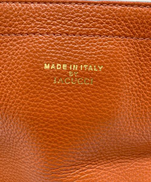 IACUCCI（イアクッチ）IACUCCI (イアクッチ) ストラップバッグ ブラウン×ブルーの古着・服飾アイテム