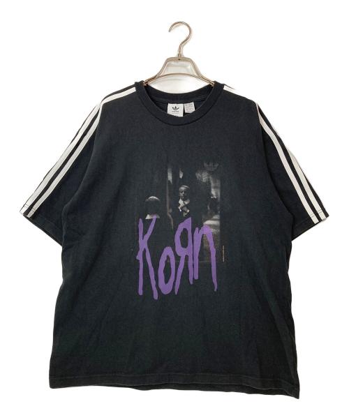 adidas（アディダス）adidas (アディダス) Korn Graphic Tee 'Carbon ブラック サイズ:Lの古着・服飾アイテム