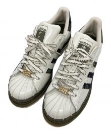 adidas×A BATHING APE×CLOT（アディダス×アベイシングエイプ×クロット）の古着「スーパースター バイ エディソン・チャン "グリーンカモ"/Superstar by Edison Chen "Green Camo"」｜グリーン×ホワイト