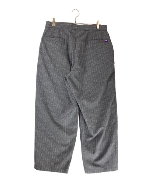 THE NORTHFACE PURPLELABEL（ザ・ノースフェイス パープルレーベル）THE NORTHFACE PURPLELABEL (ザ・ノースフェイス パープルレーベル) ピンストライプワイドパンツ/Striped Field Pants グレー サイズ:SIZE 34の古着・服飾アイテム