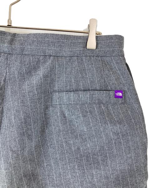 THE NORTHFACE PURPLELABEL（ザ・ノースフェイス パープルレーベル）THE NORTHFACE PURPLELABEL (ザ・ノースフェイス パープルレーベル) ピンストライプワイドパンツ/Striped Field Pants グレー サイズ:SIZE 34の古着・服飾アイテム