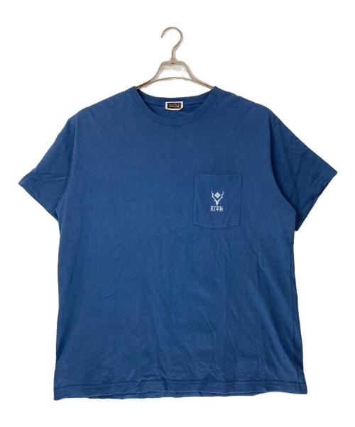 S2W8（サウスツーウエストエイト）S2W8 (サウスツーウエストエイト) Columbia (コロンビア) KITH (キス) City Pocket Tee ブルー サイズ:XLの古着・服飾アイテム