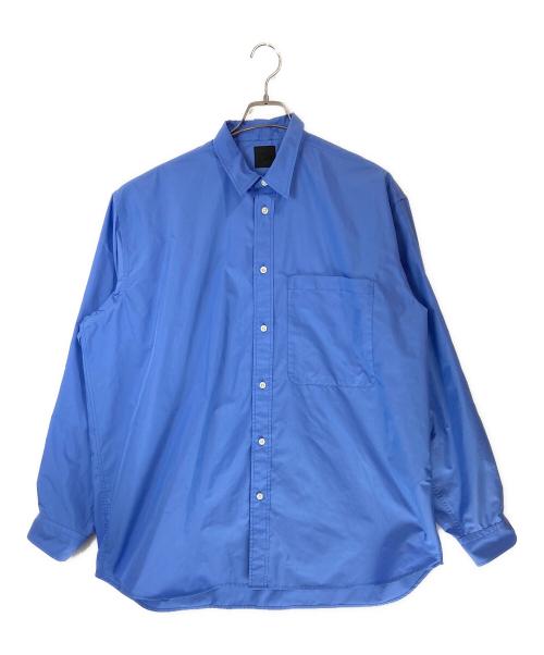 DAIWA PIER39（ダイワ ピア39）DAIWA PIER39 (ダイワ ピア39) レギュラーカラーシャツ/TECH REGULAR COLLAR SHIRT L/S SOLID ブルー サイズ:Lの古着・服飾アイテム