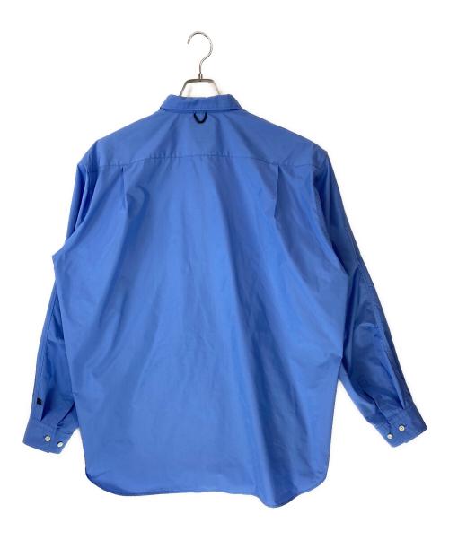 DAIWA PIER39（ダイワ ピア39）DAIWA PIER39 (ダイワ ピア39) レギュラーカラーシャツ/TECH REGULAR COLLAR SHIRT L/S SOLID ブルー サイズ:Lの古着・服飾アイテム