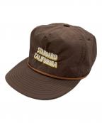 STANDARD CALIFORNIAスタンダードカリフォルニア）の古着「SD Active Cap」｜ブラウン