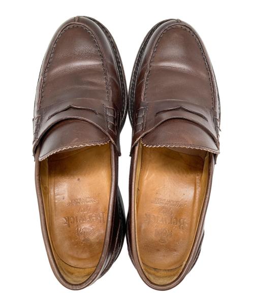 berwick（バーウィック）berwick (バーウィック) DAINITEソール コインローファー/5126 ブラウン サイズ:UK5の古着・服飾アイテム