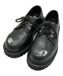 Dr.Martens（ドクターマーチン）の古着「STEEL TOE 3 ホール シューズ」｜グリーン