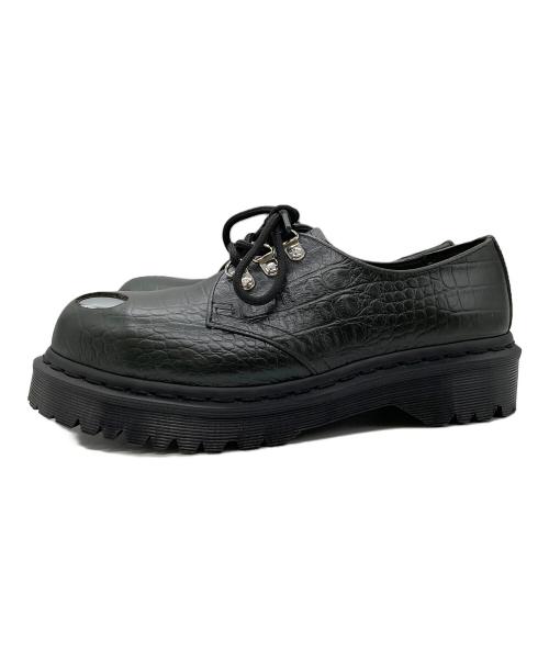 Dr.Martens（ドクターマーチン）Dr.Martens (ドクターマーチン) STEEL TOE 3 ホール シューズ グリーン サイズ:UK5の古着・服飾アイテム