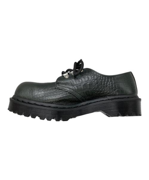 Dr.Martens（ドクターマーチン）Dr.Martens (ドクターマーチン) STEEL TOE 3 ホール シューズ グリーン サイズ:UK5の古着・服飾アイテム