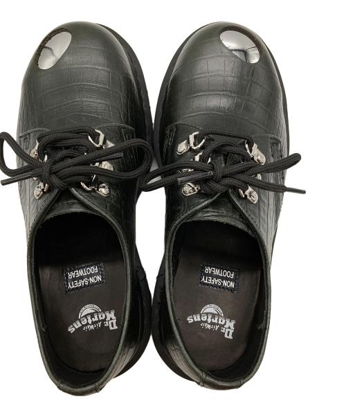 Dr.Martens（ドクターマーチン）Dr.Martens (ドクターマーチン) STEEL TOE 3 ホール シューズ グリーン サイズ:UK5の古着・服飾アイテム