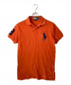 POLO RALPH LAURENポロ・ラルフローレン）の古着「ビッグポニーポロシャツ」｜オレンジ