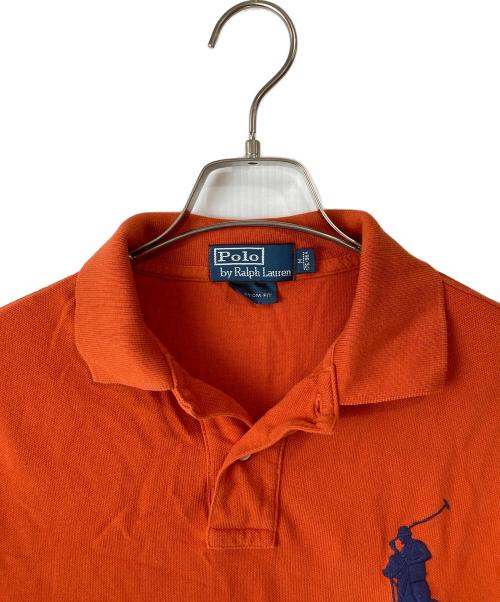 POLO RALPH LAUREN（ポロ・ラルフローレン）POLO RALPH LAUREN (ポロ・ラルフローレン) ビッグポニーポロシャツ オレンジ サイズ:Ｍの古着・服飾アイテム