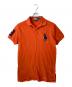 POLO RALPH LAUREN（ポロ・ラルフローレン）の古着「ビッグポニーポロシャツ」｜オレンジ
