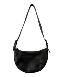 FOSSIL（フォッシル）の古着「HARWELL LEATHER HOBO/ハーウェル レザー ホーボー」｜ブラック
