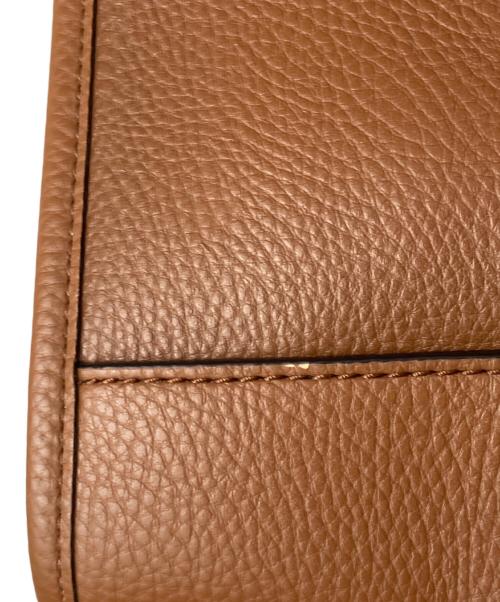 MICHAEL KORS（マイケルコース）MICHAEL KORS (マイケルコース) COOPER STRUCTURED TOTE/クーパー ストラクチャー トートバッグ ブラウンの古着・服飾アイテム