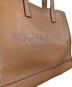 中古・古着 MICHAEL KORS (マイケルコース) COOPER STRUCTURED TOTE/クーパー ストラクチャー トートバッグ ブラウン：15000円
