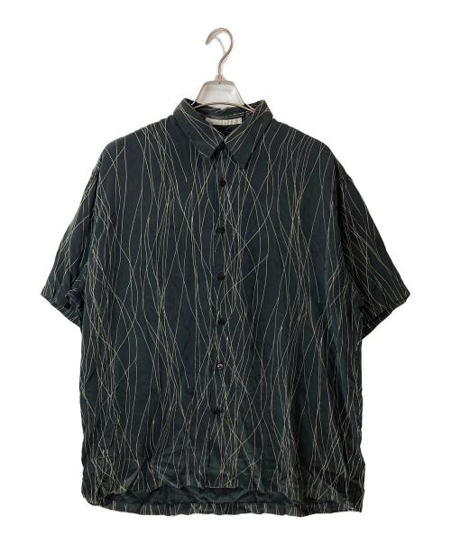 PERRY ELLIS（ペリーエリス）PERRY ELLIS (ペリーエリス) シルクシャツ ブラック サイズ:XLの古着・服飾アイテム