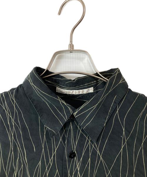 PERRY ELLIS（ペリーエリス）PERRY ELLIS (ペリーエリス) シルクシャツ ブラック サイズ:XLの古着・服飾アイテム